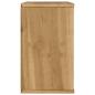 Preview: TV-Schrank ODDA 79x24x40,5 cm Massivholz Kiefer