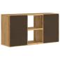 Preview: TV-Schrank ODDA 79x24x40,5 cm Massivholz Kiefer