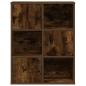 Preview: Bücherregal Räuchereiche 60x24x76,5 cm Holzwerkstoff
