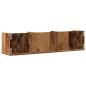 Preview: CD-Wandregal Altholz-Optik 75x18x18 cm Holzwerkstoff