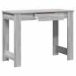 Preview: Schreibtisch Grau Sonoma 100x45x75 cm Holzwerkstoff
