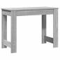 Preview: Schreibtisch Grau Sonoma 100x45x75 cm Holzwerkstoff