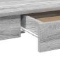 Preview: Schreibtisch Grau Sonoma 100x45x75 cm Holzwerkstoff