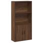 Preview: Bücherregal Braun Eichen-Optik 60x24x120 cm Holzwerkstoff