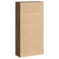 Preview: Bücherregal Braun Eichen-Optik 60x24x120 cm Holzwerkstoff