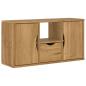 Preview: TV-Schrank mit Schublade ODDA 79x24x40,5 cm Massivholz Kiefer