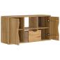 Preview: TV-Schrank mit Schublade ODDA 79x24x40,5 cm Massivholz Kiefer