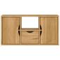 Preview: TV-Schrank mit Schublade ODDA 79x24x40,5 cm Massivholz Kiefer
