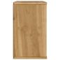 Preview: TV-Schrank mit Schublade ODDA 79x24x40,5 cm Massivholz Kiefer