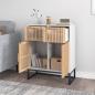 Preview: Sideboard Weiß 60x30x75 cm Holzwerkstoff
