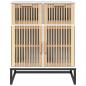Preview: Sideboard Weiß 60x30x75 cm Holzwerkstoff