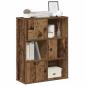 Preview: ARDEBO.de - Bücherregal Altholz-Optik 60x24x76,5 cm Holzwerkstoff