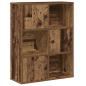 Preview: Bücherregal Altholz-Optik 60x24x76,5 cm Holzwerkstoff