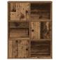 Preview: Bücherregal Altholz-Optik 60x24x76,5 cm Holzwerkstoff