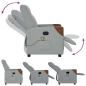 Preview: Massagesessel Hellgrau Stoff