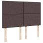 Preview: Ottoman-Bett mit Matratze Dunkelbraun 140x200 cm Stoff