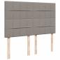 Preview: Ottoman-Bett mit Matratze Taupe 140x200 cm Stoff
