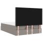 Preview: Ottoman-Bett mit Matratze Taupe 140x200 cm Stoff