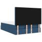 Preview: Ottoman-Bett mit Matratze Blau 140x200 cm Stoff