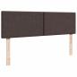Preview: Ottoman-Bett mit Matratze Dunkelbraun 140x200 cm Stoff