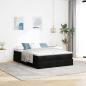 Preview: Ottoman-Bett mit Matratze Schwarz 140x200 cm Kunstleder