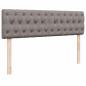 Preview: Ottoman-Bett mit Matratze Taupe 140x200 cm Stoff