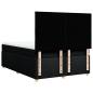 Preview: Boxspringbett mit Matratze Schwarz 140x190 cm Stoff