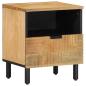Preview: Nachttische 2 Stk. Braun 40x33x46 cm Massivholz Mango