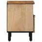 Preview: Nachttische 2 Stk. Braun 40x33x46 cm Massivholz Mango