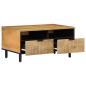 Preview: Couchtisch Braun 80x54x40 cm Massivholz Mango