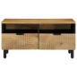 Preview: Couchtisch Braun 80x54x40 cm Massivholz Mango
