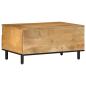 Preview: Couchtisch Braun 80x54x40 cm Massivholz Mango