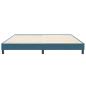 Preview: Bettgestell ohne Matratze Dunkelblau 200x210 cm Samt