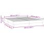 Preview: Bettgestell ohne Matratze Dunkelblau 200x210 cm Samt
