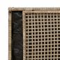 Preview: Outdoor-Sitzbank mit Stauraum und Kissen Beige 100 cm