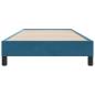 Preview: Bettgestell ohne Matratze Dunkelblau 80x210 cm Samt