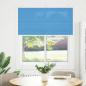 Preview: Plissee Blau 115x100 cm Stoffbreite 114,4 cm Polyester