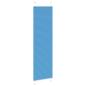 Preview: Plissee Blau 65x200 cm Stoffbreite 64,4 cm Polyester
