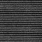 Preview: Fußmatte Streifen Schwarz und Grau 115x500 cm