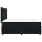 Preview: Boxspringbett mit Matratze Schwarz 140x190 cm Samt