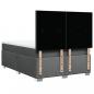 Preview: Boxspringbett mit Matratze Dunkelgrau 140x190 cm Stoff