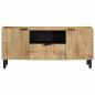 Preview: TV-Schrank Braun 105x33x46 cm Massivholz Mango