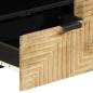 Preview: TV-Schrank Braun 105x33x46 cm Massivholz Mango