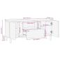 Preview: TV-Schrank Braun 105x33x46 cm Massivholz Mango
