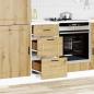 Preview: Küchenunterschrank Porto Artisan-Eiche Holzwerkstoff