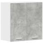 Preview: Küchenwandschrank Betongrau 60x31x60 cm Holzwerkstoff