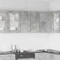 Preview: Küchenwandschrank Betongrau 60x31x60 cm Holzwerkstoff