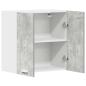 Preview: Küchenwandschrank Betongrau 60x31x60 cm Holzwerkstoff