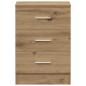 Preview: Nachttische 2 Stk. Artisan-Eiche 38x35x55 cm Holzwerkstoff