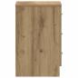 Preview: Nachttische 2 Stk. Artisan-Eiche 38x35x55 cm Holzwerkstoff